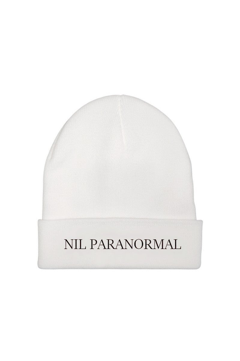 Bonnet Brodé - Nil Paranormal Officiel White Edition