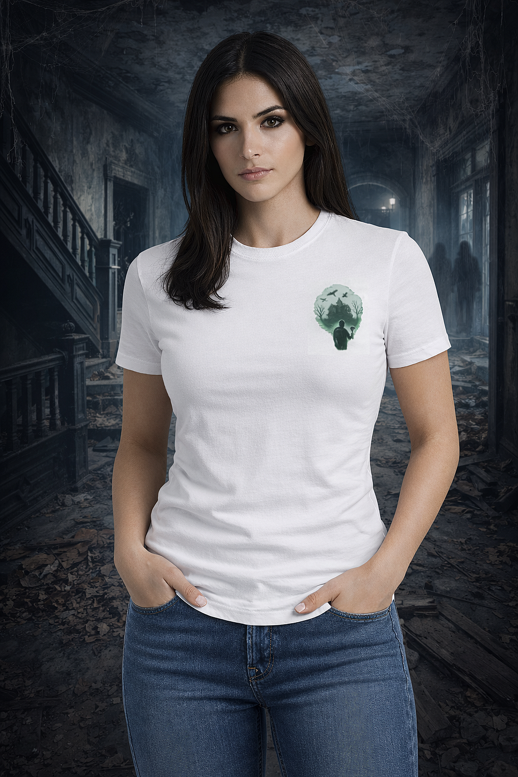 T-Shirt Nil Paranormal Officiel White LIMITED Edition