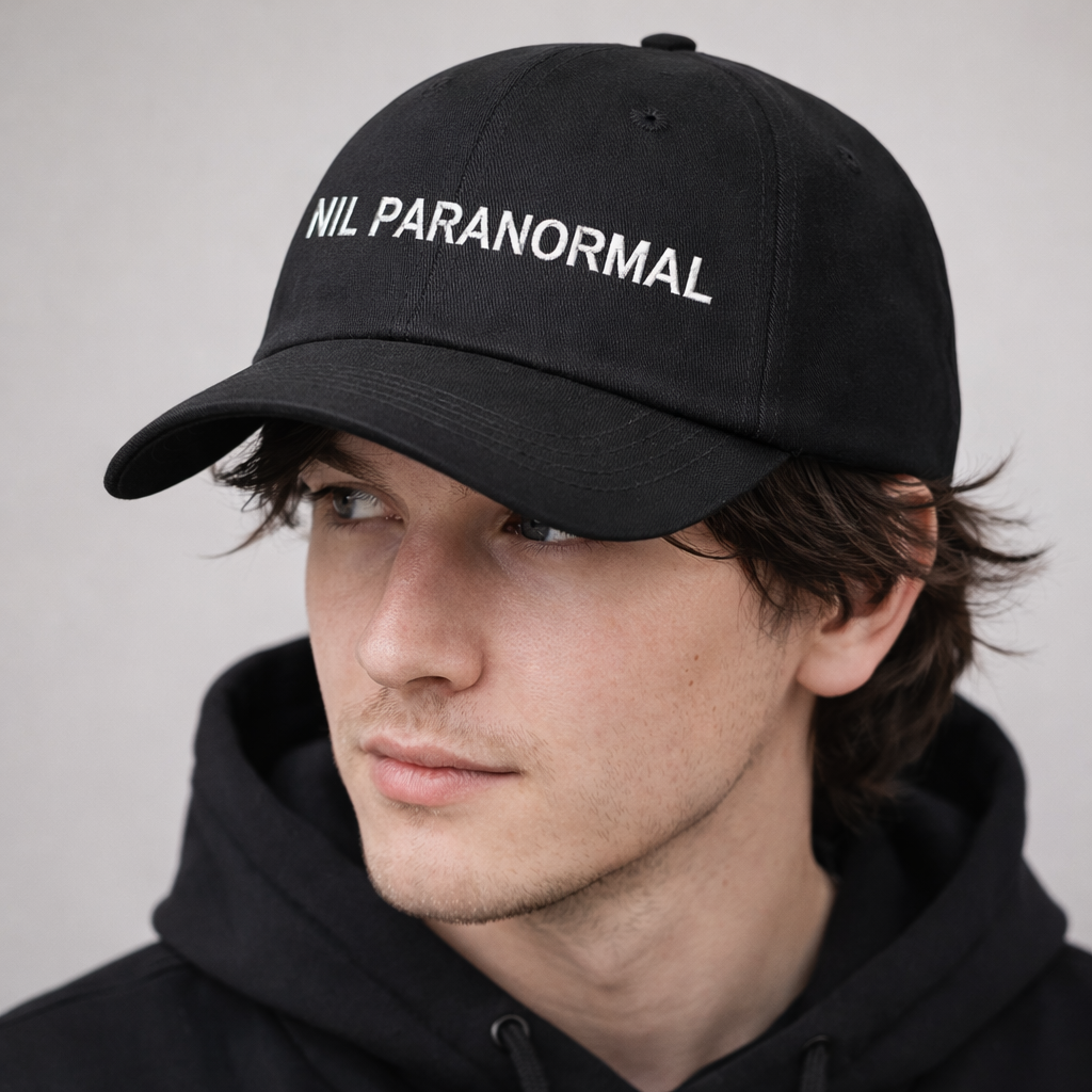 Casquette Brodé - Nil Paranormal Officiel Black Edition