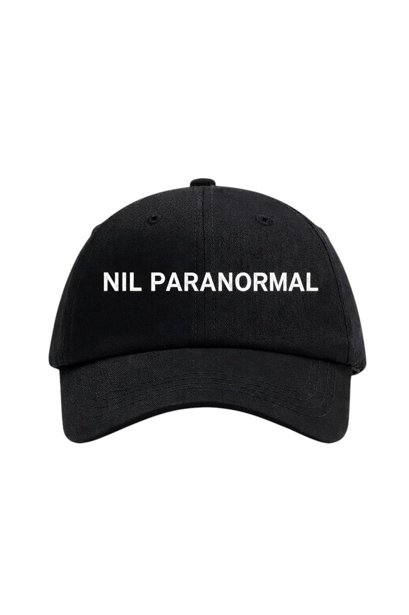 Casquette Brodé - Nil Paranormal Officiel Black Edition