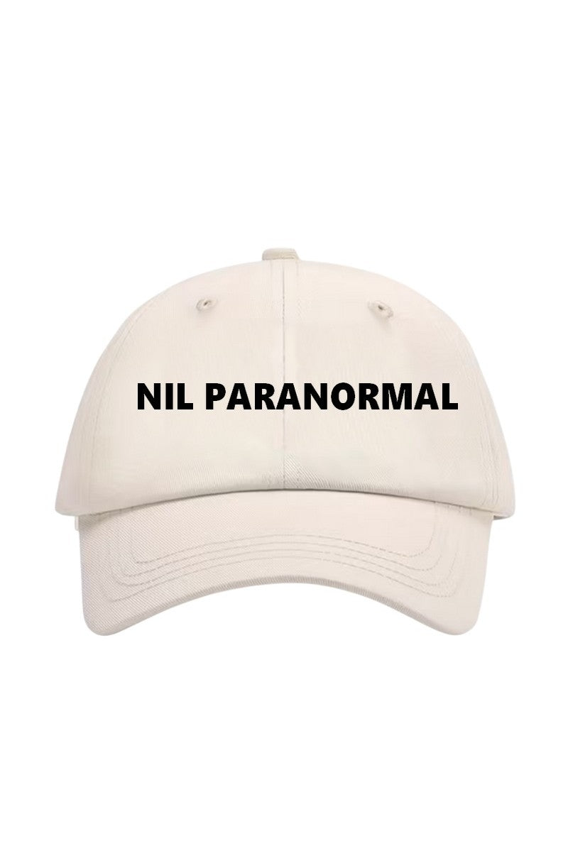 Casquette Brodé - Nil Paranormal Beige Edition